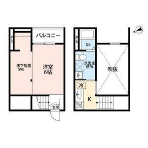 ワンルーム 間取り図