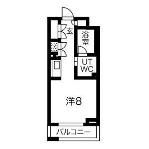 ワンルーム 間取り図