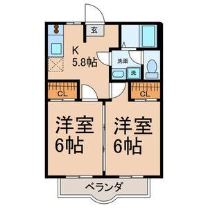2K 間取り図
