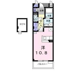 ワンルーム 間取り図