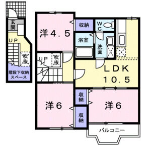 3LDK 間取り図