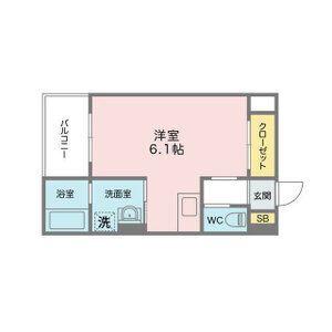 ワンルーム 間取り図