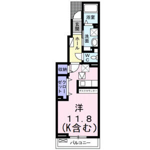ワンルーム 間取り図