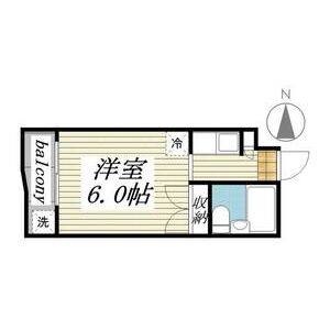 ワンルーム 間取り図