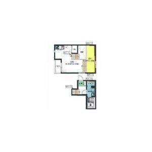 ワンルーム 間取り図