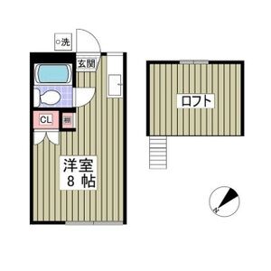 ワンルーム 間取り図