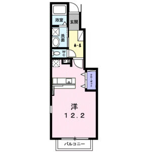 ワンルーム 間取り図