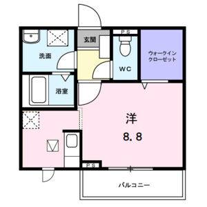 ワンルーム 間取り図