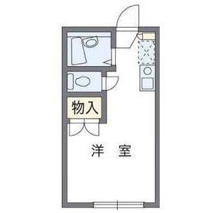 ワンルーム 間取り図