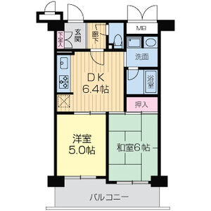 2DK 間取り図