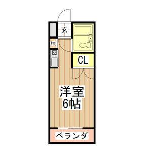 ワンルーム 間取り図