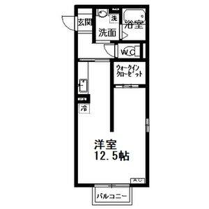 ワンルーム 間取り図