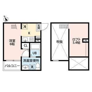 ワンルーム 間取り図