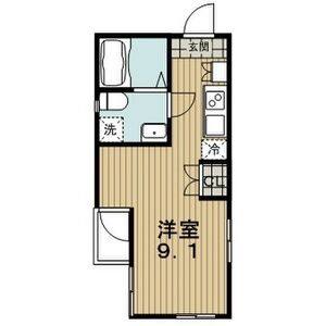 ワンルーム 間取り図