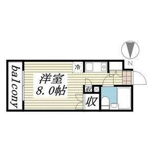 ワンルーム 間取り図