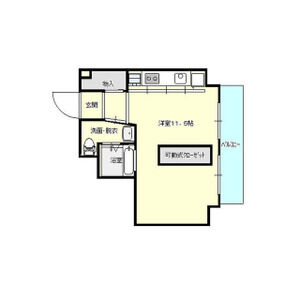 ワンルーム 間取り図