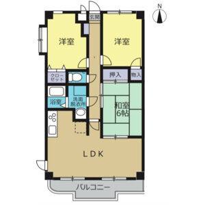 3LDK 間取り図