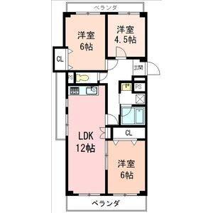3LDK 間取り図