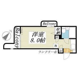 ワンルーム 間取り図