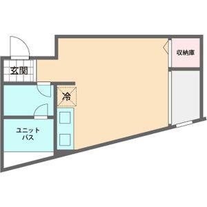 ワンルーム 間取り図