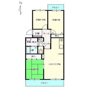 3LDK 間取り図