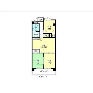 3LDK 間取り図