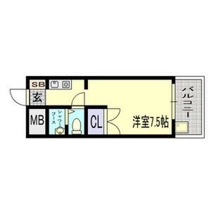 ワンルーム 間取り図