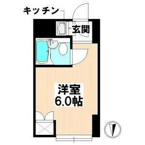 ワンルーム 間取り図