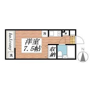 ワンルーム 間取り図