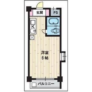 ワンルーム 間取り図