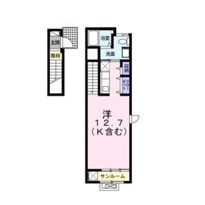 ワンルーム 間取り図