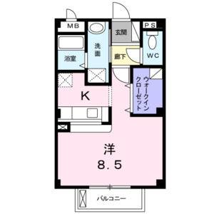 ワンルーム 間取り図