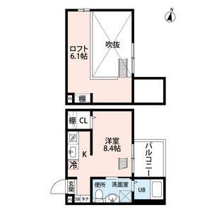 ワンルーム 間取り図