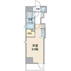 ワンルーム 間取り図