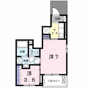 2K 間取り図