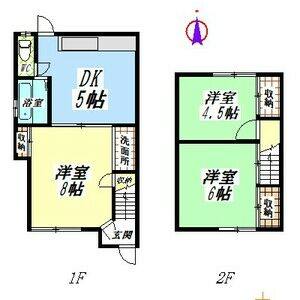 3DK 間取り図