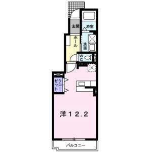 ワンルーム 間取り図