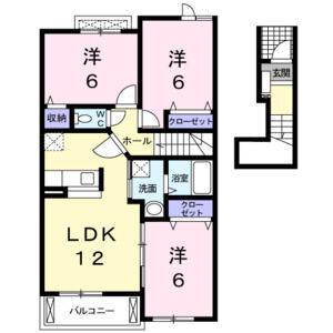 3LDK 間取り図