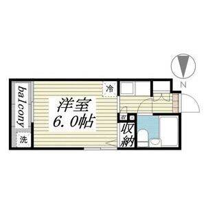 ワンルーム 間取り図
