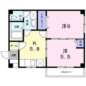 2K 間取り図