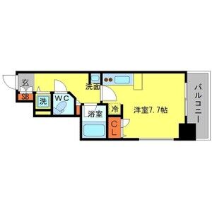 ワンルーム 間取り図