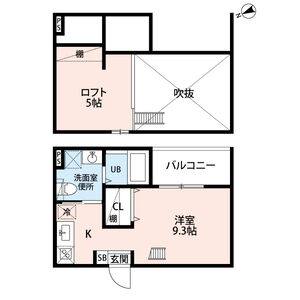 ワンルーム 間取り図