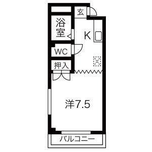 2K 間取り図