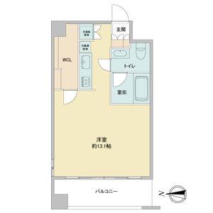 ワンルーム 間取り図