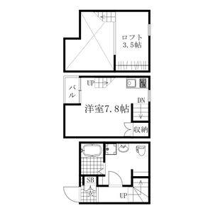 ワンルーム 間取り図