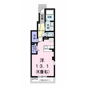 ワンルーム 間取り図
