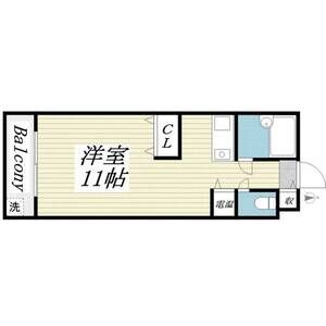 ワンルーム 間取り図