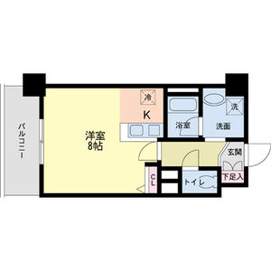 ワンルーム 間取り図