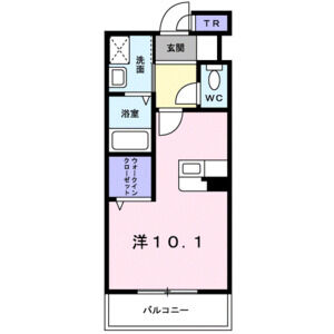 ワンルーム 間取り図