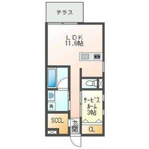 ワンルーム 間取り図